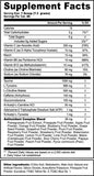 G Fuel Green Sour PewDiePie Tub (40 Servings) Supplement Facts