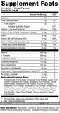 G Fuel SniperWolf's Wolf Berry Tub (40 Servings) Supplement Facts