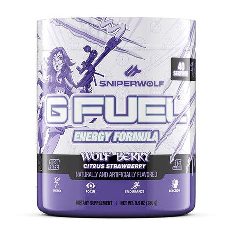G Fuel SniperWolf's Wolf Berry Tub (40 Servings)