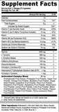 G Fuel The Ultimate Murdercorn Sour Rainbow Candy Tub (40 Servings) Supplement Facts