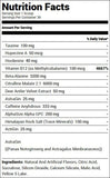 Bucked Up BAMF Gym N' Juice (30 Servings) Nutrition Facts