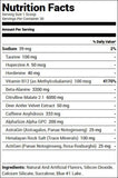 Bucked Up BAMF Jungle Juice (30 Servings) Nutrition Facts