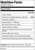 Bucked Up Pre-Workout Killa OJ (30 Servings) Nutrition Facts