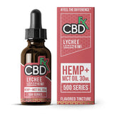 CBDfx Lychee-Lemon-Kiwi CBD + MCT Oil Tincture 500 mg