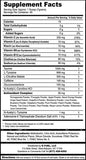 G Fuel Black Ooze Tub (40 Servings) Supplement Facts