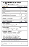 G Fuel FaZe Clan's Battle Juice Tub (40 Servings)  Supplement Facts