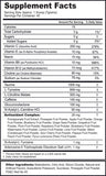 G Fuel Flavor Bomb Tub (40 Servings) Supplement Facts