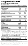 G Fuel Isaac's Tears Tub (40 Servings) Supplement Facts