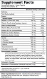 G Fuel Miami Nights Tub (40 Servings) Supplement Facts
