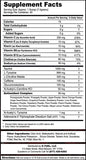 G Fuel Red Ooze Tub (40 Servings) Supplement Facts