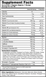 G Fuel Hydration Tub Yuzu Slash (30 Servings) Supplement Facts