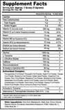 G Fuel Temp V Tub (40 Servings) Supplement Facts