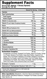 G Fuel Tiger's Blood Tub (40 Servings) Supplement Facts