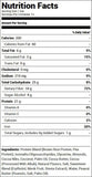 No Cow Protein Bar Chocolate Coconut (12 Bars) Nutrition Facts