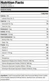 VMI Sports ProtoLyte 100% Whey Isolate Chocolate Fudge Cookie (4.6 lbs) Nutrition Facts