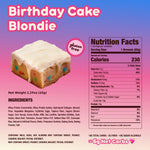 AP Prime Bites® Protein Birthday Cake Blondie Nutrition Facts (12 Brownies)