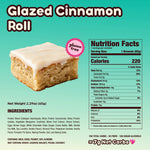 AP Prime Bites® Protein Glazed Cinnamon Roll Nutrition Facts (12 Brownies)