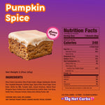 AP Prime Bites® Protein Glazed Pumpkin Spice Nutrition Facts (12 Brownies)