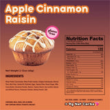 AP Prime Bites® Protein Mini Muffins Apple Cinnamon Raisin Nutrition Facts (12 Muffins)