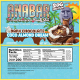 Anabar Protein Bars Coco Almond Dream Nutrition Facts (12 Bars)