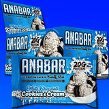 Anabar Protein Bars Cookies & Cream (12 Bars)