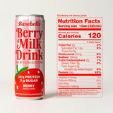 Barebells Milk Drink Berry (12 Pack) Nutrition Facts