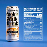 Barebells Milk Drink Cookie (12 Pack) Nutrition Facts