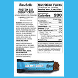 Barebells Protein Bars Creamy Crisp Nutrition Facts (12 Bars)