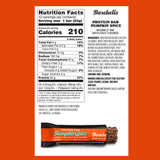 Barebells Protein Bars Pumpkin Spice Nutrition Facts (12 Bars)