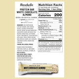 Barebells Protein Bars White Chocolate Almond Nutrition Facts (12 Bars)