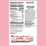 Barebells Protein Bars Wild Cherry Nutrition Facts (12 Bars)