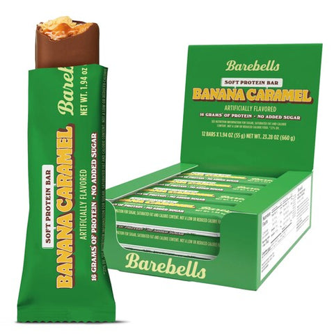Barebells Soft Protein Bars Banana Caramel (12 Bars)