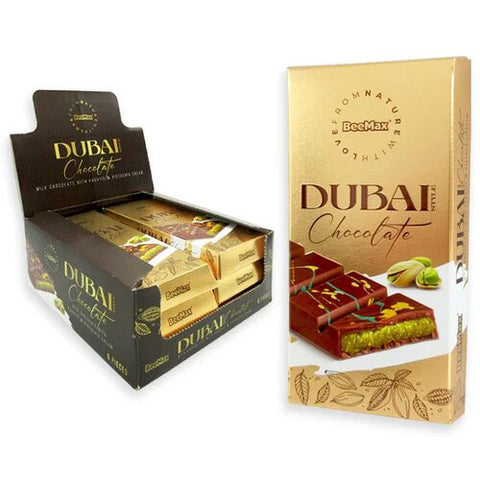 BeeMax Dubai Chocolate Bars (6 Bars)