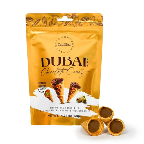 BeeMax Dubai Chocolate Cones Nutrition Facts(12 Pack)