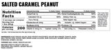 Bucked Up Buck Bars Salted Caramel Peanut (12 Bars) Nutrition Facts