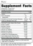 Bucked Up HEAT Hardcore Powder Miami (30 Servings) Supplement Facts