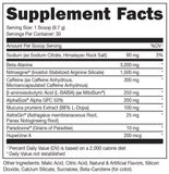 Bucked Up LFG Pre-Workout Tropical (Tropical Fruit) (30 Servings) Supplement Facts