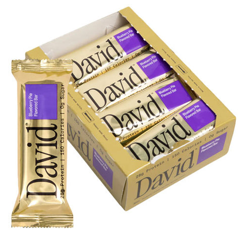 David Protein Bars Blueberry Pie (12 Bars)