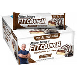 FITCRUNCH Baked Protein Bar Milk & Cookies (12 Bars)