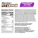 FITCRUNCH Baked Protein Bar Peanut Butter & Jelly Nutrition Facts (12 Bars)