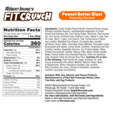 FITCRUNCH Loaded Cookie Bars Peanut Butter Blast Nutrition Facts (12 Bars)