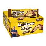 FITCRUNCH Wafer Protein Bars Chocolate Peanut Butter (9 Bars)