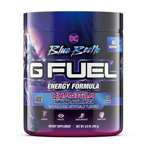 G Fuel Blue Beetle KHAJI-DA Tub (40 Servings) – Nutritionwholesalers ...
