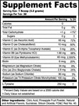 G Fuel Hydration Formula Bubblegum Lemonade Hydration Tub (30 Servings) Supplement Facts