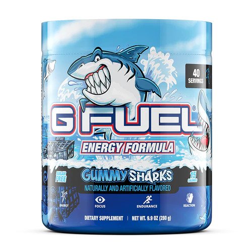 G Fuel Gummy Sharks Tub (40 Servings) – Nutritionwholesalers.com