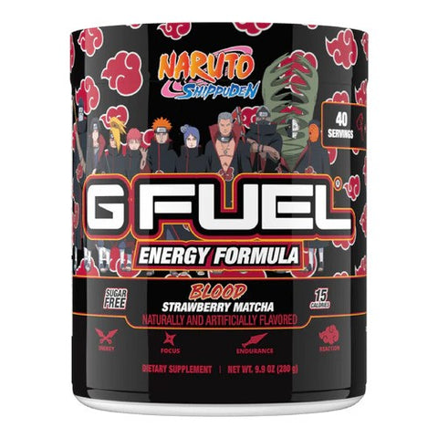 G Fuel Akatsuki Blood Inspired by Naruto Tub (40 Servings)