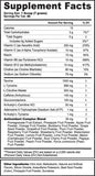 G Fuel Celeste Strawberry Tub (40 Servings) Supplement Facts