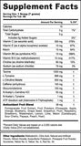 G Fuel Critical Role's Heart of Exandria Tub (40 Servings) Supplement Facts