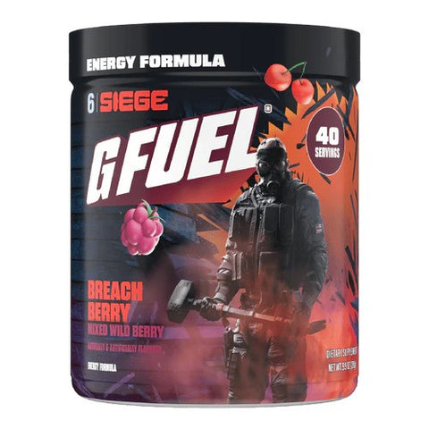 G Fuel Rainbow Six Siege X's Breach Berry Tub (40 Servings)