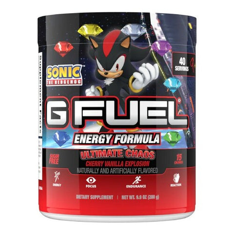G Fuel Shadow The Hedgehog's Ultimate Chaos Tub (40 Servings)